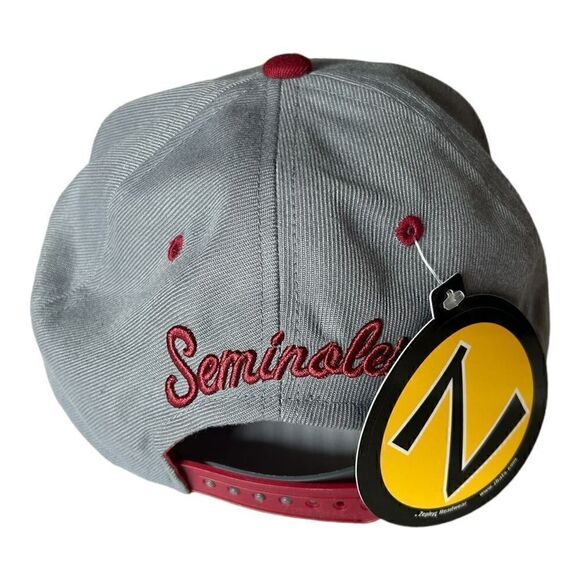 Zephyr Florida State Seminoles Maroon Snapback Hat Unisex Adult One Size - Picture 3 of 4